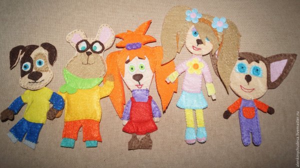 Кук. Театр пальчиковый Барбоскины