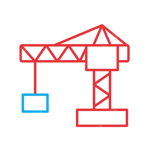 Рисование подъемный кран