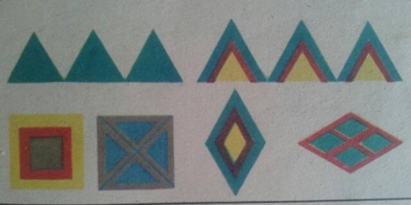 Башкирский орнамент для детей средней группы