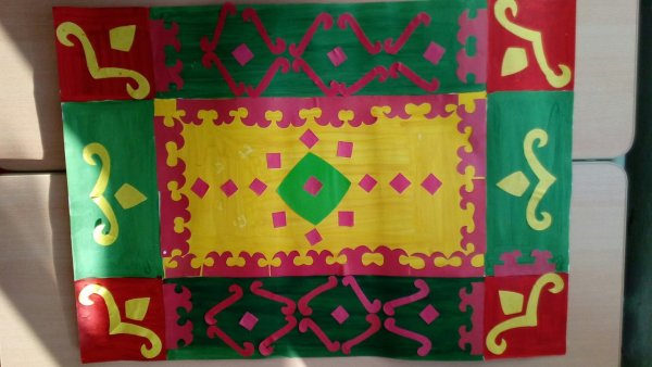 Войлоковаляние Башкирский орнамент