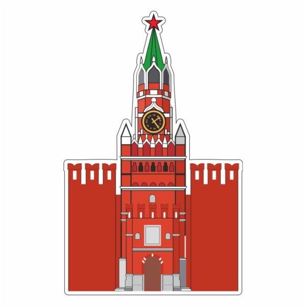 Макет Спасской башни Московского Кремля