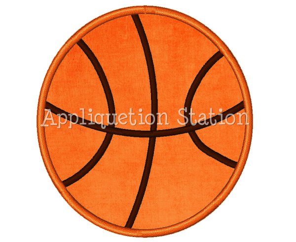 Наклейка аппликация баскетбольный мяч