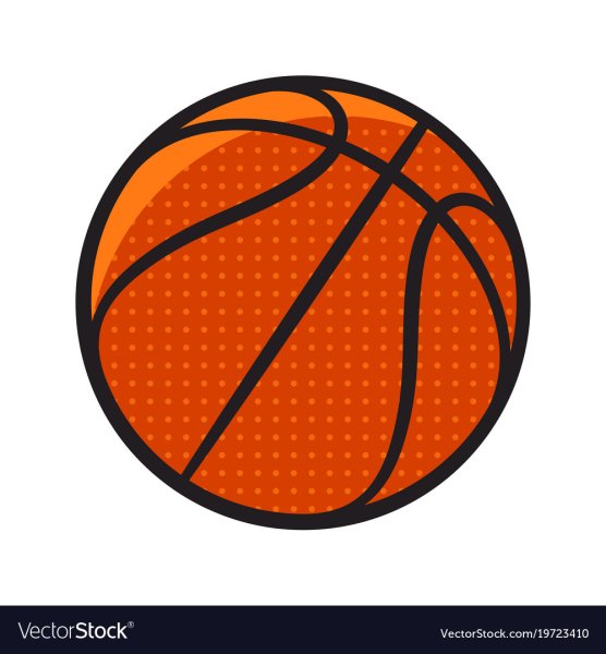 Круглый баскетбольный мяч