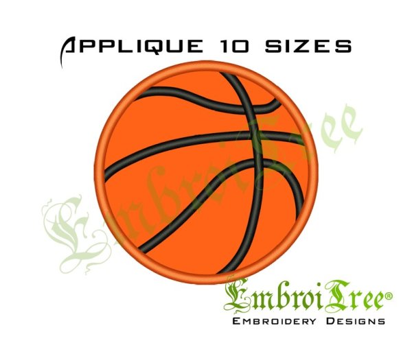 Аппликация баскетбол