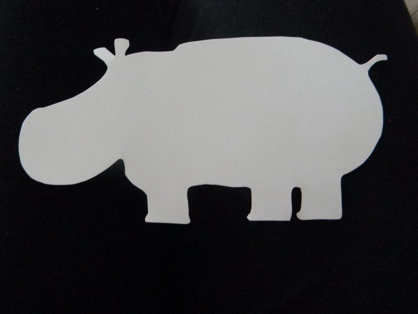 Поделка Бегемот для малышей