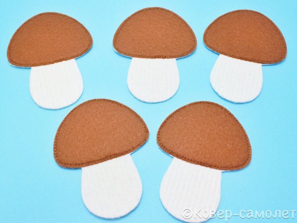Грибок из фетра