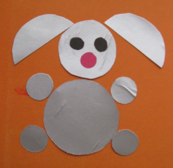 Геометрический зоопарк аппликация