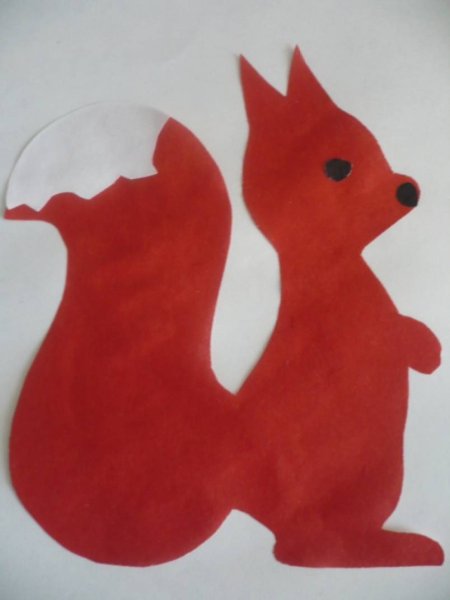 Аппликация Дикие животные