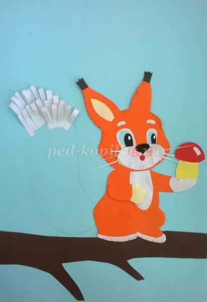 Объемная аппликация белка