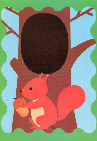 Аппликация Белочка