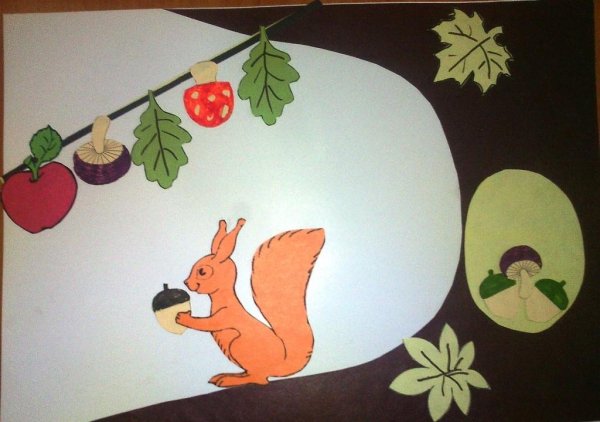 Поделка белка