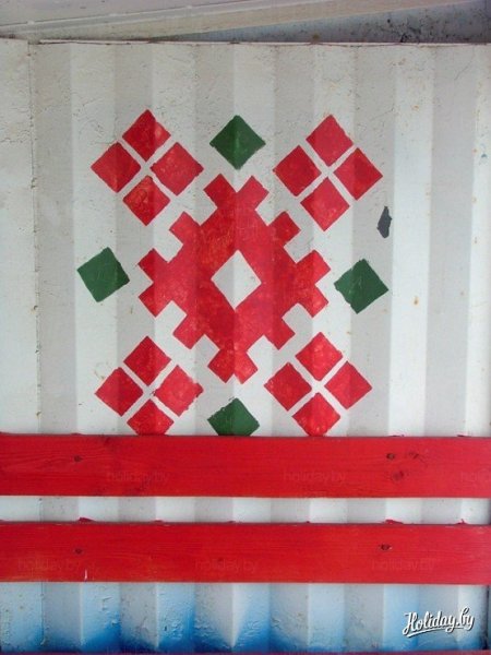 Белорусский орнамент на флаге фото