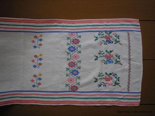 Рисование рушника в старшей группе