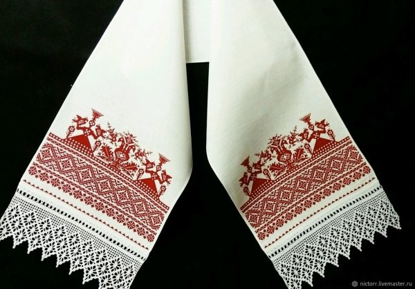 Украинский свадебный рушник