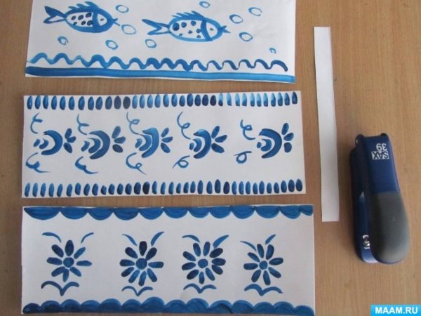 Рисование Гжель в старшей группе