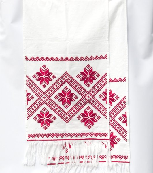 Белорусский орнамент на полотенце