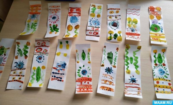 Закладка рисование в старшей группе