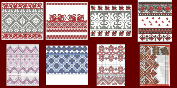 Аппликация белорусский рушник