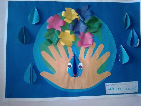 Аппликация на экологическую тему