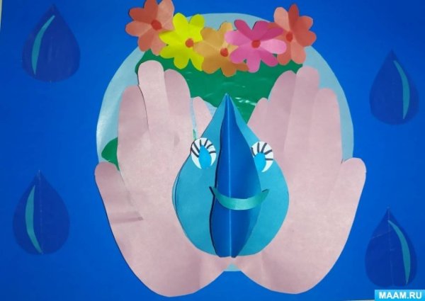 День воды аппликация в детском саду