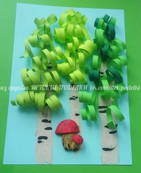 Поделка береза