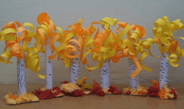 Конструирование на тему осень