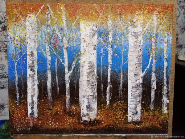 Картины из березы