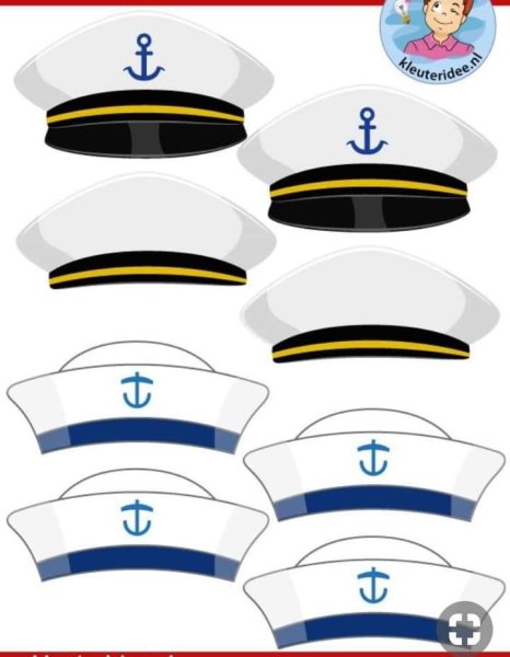 Выкройка бескозырки моряка