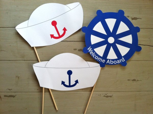 Табличка в морском стиле