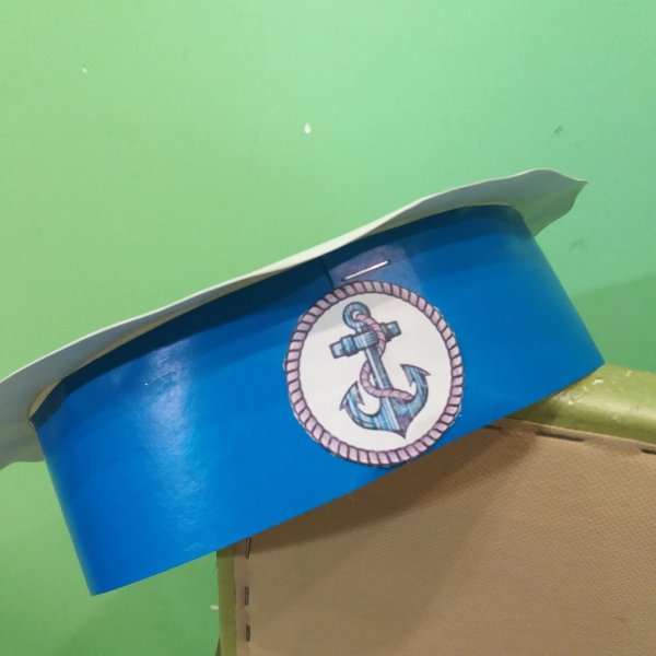 Бескозырка матроса из бумаги