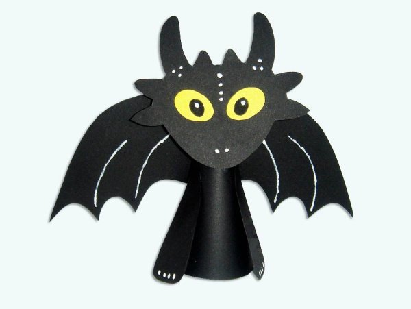 Беззубик поделка из бумаги