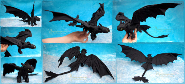 Крылья дракона ночной фурии