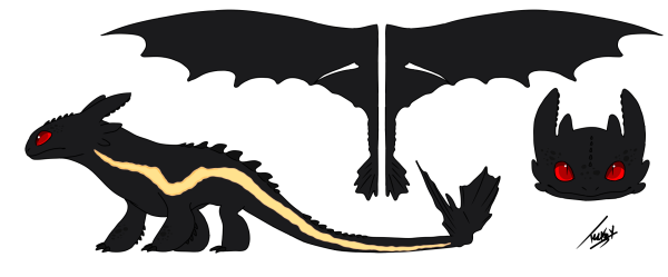 Бумажный дракон Беззубик