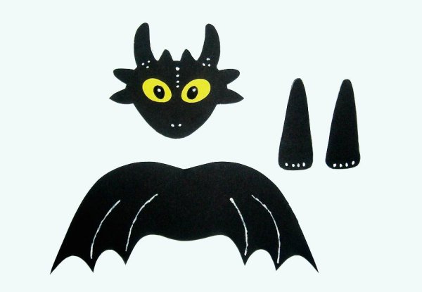 Беззубик поделка из бумаги