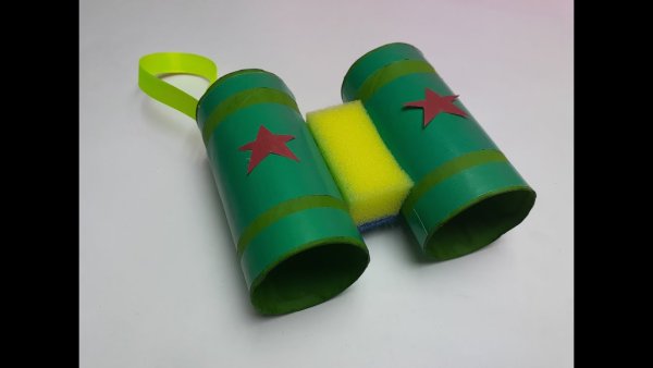 Бинокль из бумаги