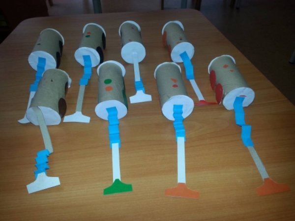 Конструирование из бумаги пылесос старшая группа