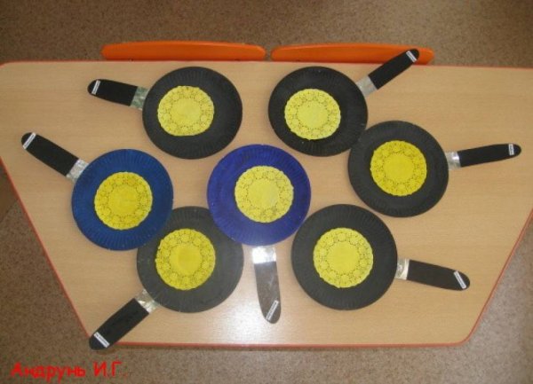 Аппликация блины