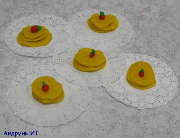 Лепка Масленица средняя группа