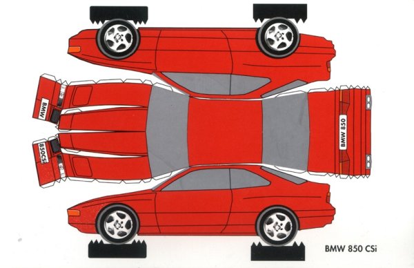 Поделки из бумаги машины