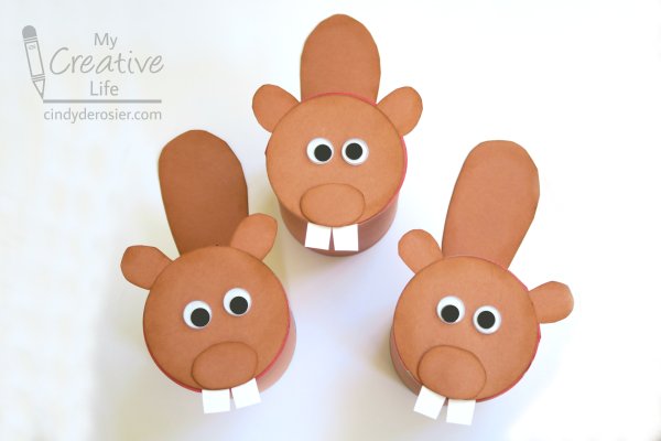 Поделка Бобр для детей