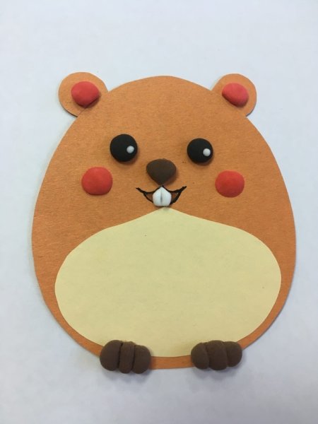 Поделка хомячок для детей