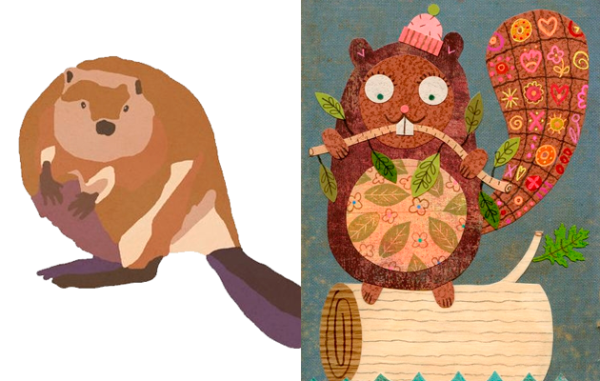 Рисунок бобра