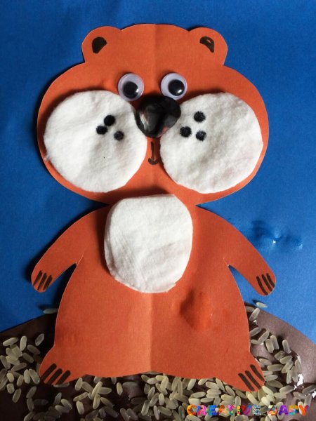 Хомяк поделка для детей