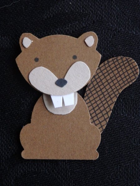 Поделка бобер из бумаги