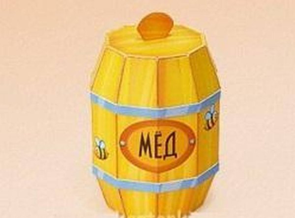 Бочка из картона