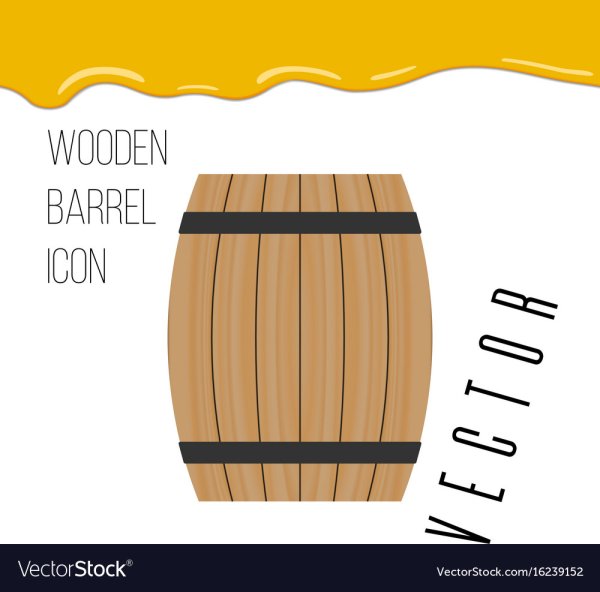 Бочка меда из картона