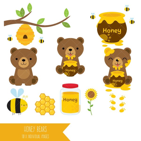 Бочонок меда из фетра