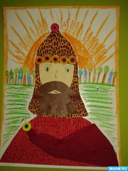 Рисование богатырь в подготовительной группе