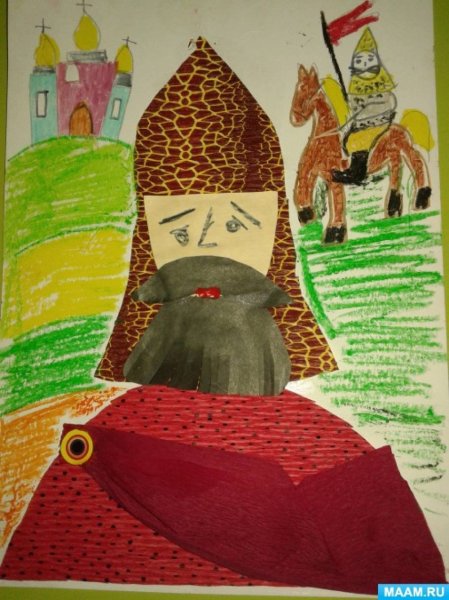 Аппликация богатырь