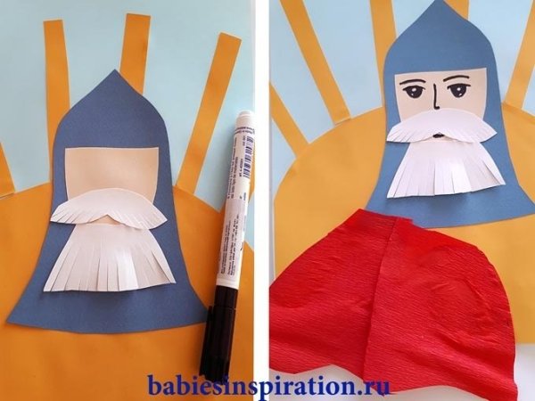 Поделка богатырь